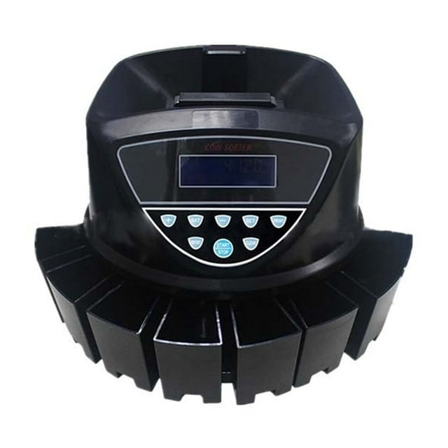 Coin Counter, Sorter, And Wrapper Value Counting Machine Cash Coin Counter Note Selector Sorter HS-KSW550 ,User Friendly