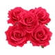 thumbnail image 2 of 5 Pedazos Cabeza de Flor de Simulación Arte de Bricolaje para Tarjeta de Invitación / Álbum de fotografía rojo Macarena Cabezas artificiales de Rose, 2 of 8