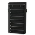 thumbnail image 3 of UWR-Nite 10-Tier Shoe Rack, 27 Paris Shoe Storage Organizer with Dustproof Cover, Shoe Cabinet Tower Shelf Closet, 3 of 7