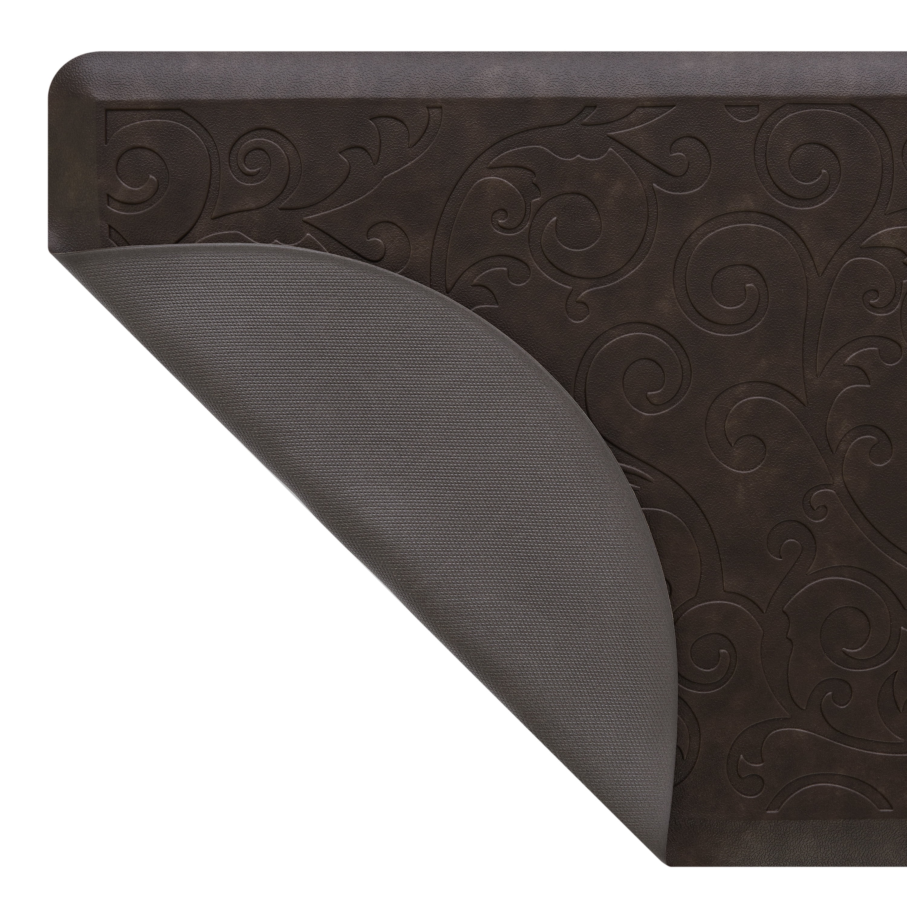 Chef Gear Clarance Wellness Kitchen Mat, Mocha, 17.5x60