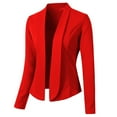thumbnail image 2 of CEHVOM Veste de Petit Tailleur Décontractée à Manches Longues pour Femmes Petit Tailleur, 2 of 3