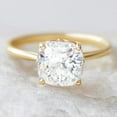 thumbnail image 3 of Om Jewels 1.50Ct Princess Cut Wedding Ring Band Cubic Zirconia 14K Yellow Gold Plated Silver, 3 of 4