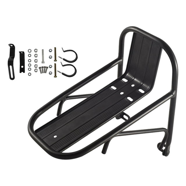 Guardoinrt Bicycle Front Rack Secure Installation Strong Metal Build Solution For Carrying Essentials Sturdy And Reliable Aluminum Alloy