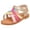 Z1-Pink, variant on Sandals for Girls Toddler Girls Sandals Soft Rubber Flats Summer Baby Flower Girl Shoes Gold,8.5