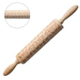 thumbnail image 1 of Rolling Pin Creative Wooden Reusable Non Stick Dough Roller Baking Roller, 1 of 7