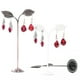 thumbnail image 3 of Inteprter Soporte de exhibición de pendientes de Metal de 3 piezas, reemplazo portátil extraíble elegante, accesorios de soporte de Base Almacenamiento y organización del hogar Negro, 3 of 6
