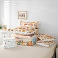 thumbnail image 5 of Feelyou Kids Cute Capibara Twin Bedding Sets 7-Piece, Rustic Flower Bedding Comforter Set, Kawaii Cartoon Truck Animal Reversible Sheet Sets, Super Cozy Room Decor, 5 of 7