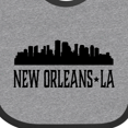 thumbnail image 4 of Inktastic New Orleans Louisiana Skyline Boys or Girls Baby Bib, 4 of 4