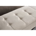 thumbnail image 4 of Beige 59" Bed Bench with Soft Upholstery - Enhances Comfort in Any Room, 4 of 5