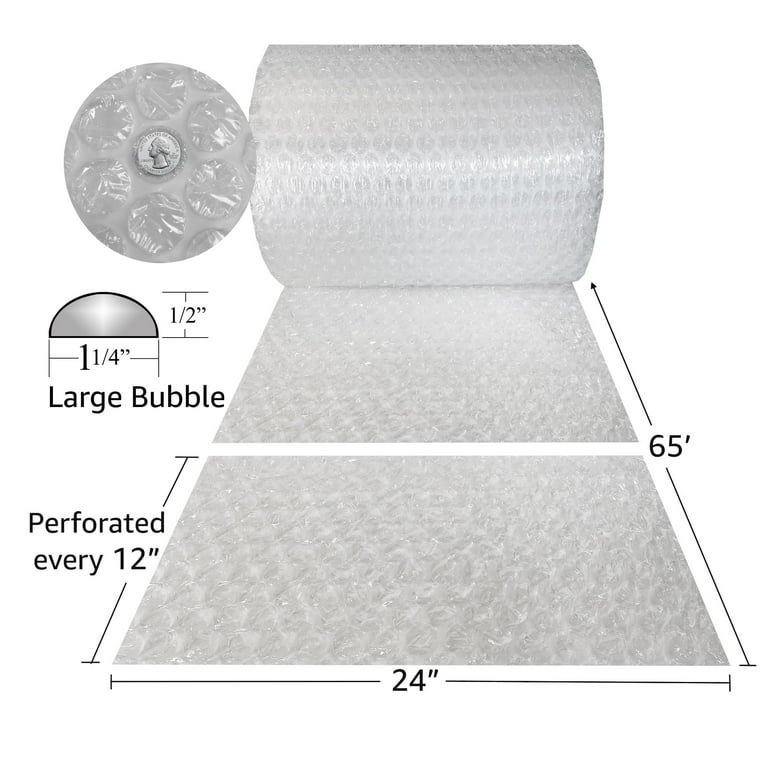 Bubble wrap 2024 roll sizes