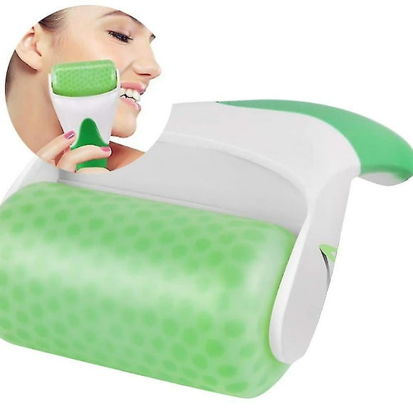 Rodillo de hielo para la hinchazón de cara y ojos, masajeador con rodillo de hielo