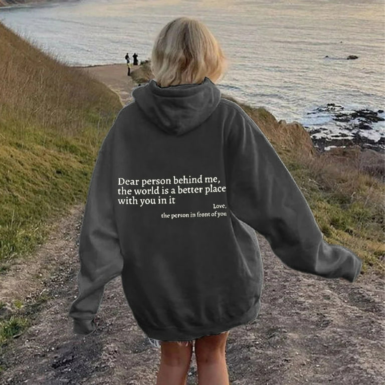 Dear Person Behind Me Hoodie, You Are Enough, Mental Health Gift, Gift For Her, Gift For Him, Mental Health Awareness Gift
