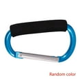 thumbnail image 1 of Ultra Big Size Carabiner Large D Button Sponge Handle Buckle D-Ring Shape Aluminum Alloy Sponge Shopping Hook Random Color, 1 of 8