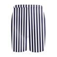 thumbnail image 5 of Lenpel Biker Shorts for Women Soft Striped High Waisted Stretch Workout Yoga Shorts Athletic Running Shorts, 5 of 5