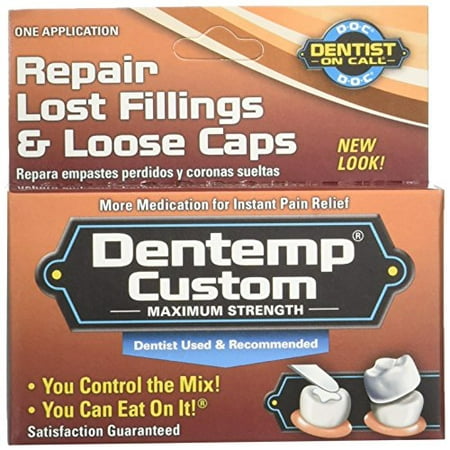 DenTek Temporary Dental Cement Tooth Filling Lost Fillings Repair
