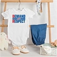 thumbnail image 3 of DR Dominican Republic Demand Respect Romper Boys or Girls Infant Baby Brisco Brands NB, 3 of 6