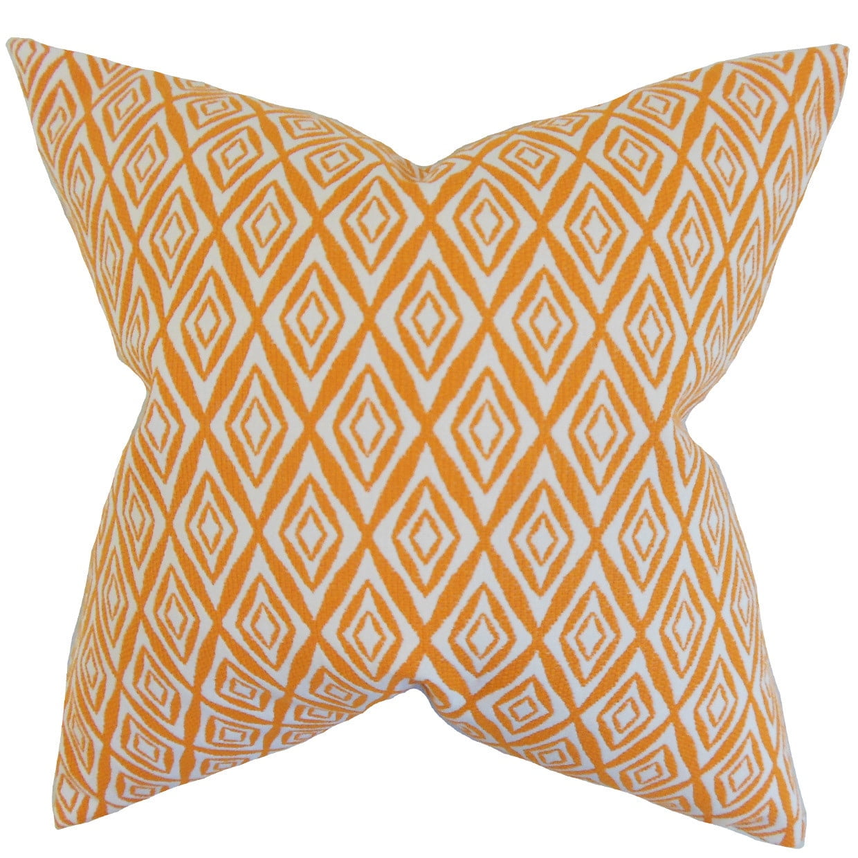 The Pillow Collection Najila Geometric Bedding Sham Orange Queen/20 x 30 The Pillow Collection Najila Geometric Bedding Sham Orange Queen/20 x 30