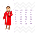 thumbnail image 2 of Parca Bata de Natación para Niños Roja MASHO Talla 2 BN01R, 2 of 9