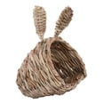 thumbnail image 4 of Nido de hámster de conejo Conejo Hámster Mascota Tejida de pájaro de paja Casa Jaula de paja, 4 of 7