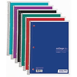 Just Basics® Spiral Notebook, 7 1/2