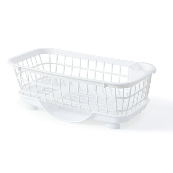 Dish Drying Rack Dish Drainer Kitchen Drying Rack Dish Strainer Dish Drying Rack Fast Drainage Detachable Base Drainboard Design Strong Plastic Dish Drainer For Dish Fork