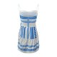 thumbnail image 5 of Top camisola a rayas de playa con estampado de botones informal suelto de verano para mujer a la moda Fridja  qr2672, 5 of 6