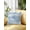 Blue, Navy, White, variant on Outdoor Pillows Waterproof, Blue Coastal Palm Leaves Throw Pillows with Inserts Included, Summer Botanical Tropical Indoor Outdoor Decorative Lumbar Pillow for Bed/Couch/Patio 16"x16", 1Pcs