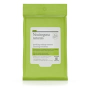 (2 pack) (2 Pack) Neutrogena Naturals Purifying Makeup Remover Cleansing Wipes, 7 ct.