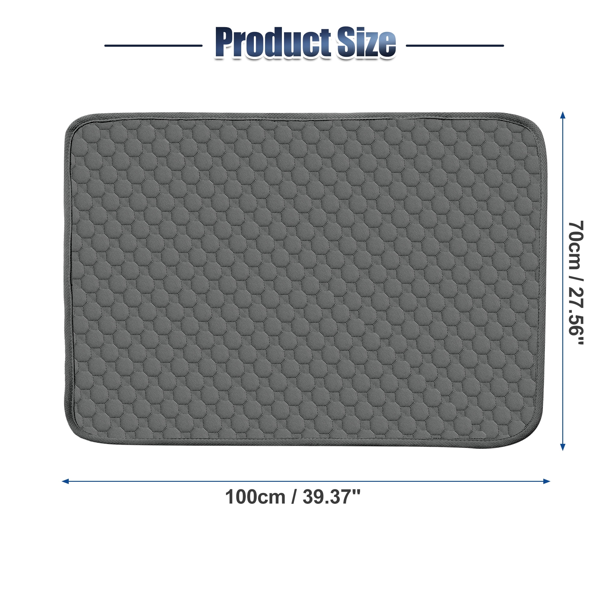 Unique Bargains Reuse and Nonslip Dog Seat Cover for Dogs Gray 39.37"x27.56"