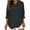 Black, variant on SnZhen Long Sleeve Tops for Women Womens Color Casual Loose Fashion T-Shirt Long Sleeves Button Tops Cotton And Linen Blouse