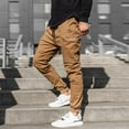 thumbnail image 3 of Vedolay Men Pants Casual Stretch Big and Tall Sizes Mens Work Pants Relaxed fit Mens Work Pants Stretch Mens,Khaki XL, 3 of 4