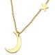 thumbnail image 4 of Gargantilla Estrella y Lunas 45cm Horoz Acero Inoxidable Tono Dorado hipoalergénico, 4 of 5