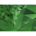 thumbnail image 4 of Ambesonne Green Quilted Bedspread Set 3 Pcs, Triangles Abstract Mosaic, King Size, Dark Green Pale Green, 4 of 5