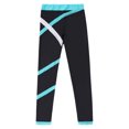 thumbnail image 4 of Moggemol Girls Figure Ice Skating Pants Gymnastics Ballet Dance Leggings Workout Running Yoga Pants Green 14, 4 of 6