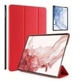 thumbnail image 1 of Tasnim Folio Case for Samsung Galaxy Tab S10 Lite/ S10 FE/ S9 FE 5G 10.9 Inch/Tab S9 11 Inch Case With Screen Protector Multi-Angle Viewing Protective Cover - Red, 1 of 5