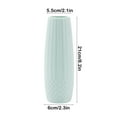 thumbnail image 3 of COM1950s Faux Glazed Plastic Vase,Slim Tabletop Decor for Flowers,Lightweight Bud Vase for Shelves,Tv Cabinets and Gifts, 3 of 7