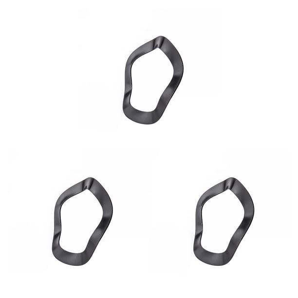 Greeniant Paquete de 5 arandelas onduladas para manivela de bicicleta, cancelación de ruido antioxidante, componente de pieza de soporte Type1 NO1
