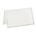 thumbnail image 1 of Tarjetas de saludo en blanco Uxcell, paquete de 50, tarjeta en blanco decorativa plegable, tono plateado blanco, 1 of 5