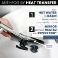 thumbnail image 5 of Square Hanging Fogless Shower Mirror, 5 of 6