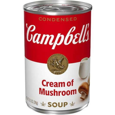 Campbell's Condensed Cream of Mushroom Soup, 10.5 oz Can (Case of 48)