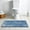 Blue, variant on Blue 20"x32" Bath Mat with Non Slip Backing, Plush Bathroom Rug