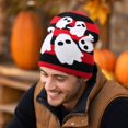 thumbnail image 4 of Voska Funny Halloween Pumpkin Skull Jacquard Knitted Pullover Hat Warm Woolen Festival Beanie for Autumn and Winter A One Size, 4 of 7