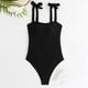 thumbnail image 5 of Trajes de baño de una pieza para mujer, traje de baño de playa con tirantes de color sólido para mujer, conjunto de bikini, traje de baño para mujer, 5 of 9