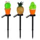 thumbnail image 1 of Outdoor Solar Garden Lights - 2 Pack Solar Pineapple Decorative Lights, IP67 Waterproof Warm White LED Solar Outdoor Lights,Solar Stake Lights for Gar, 1 of 5