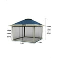 thumbnail image 5 of M optimized 13x13FT Pop Up Gazebo Outdoor Canopy Shelter with Mosquito Netting 4 Stanbags Instant Gazebo Tent for Lawn, Garden, Backyard, Deck, 5 of 7