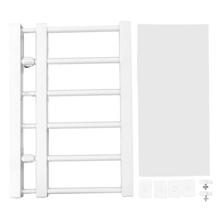 Tension Shelf Rack,Tension Rod Shelf Adjustable Expandable Closet Shelf ...