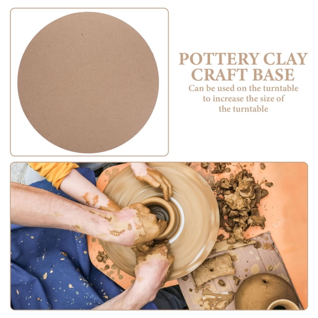 BEADCEST Pottery Wheel Bat Drying Board 1Set for Diy Clay Crafts with Water Absorption Function 15.72X15.72in