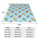 thumbnail image 3 of Fotbe Modern Ice Cream Manta de Franela Acolchonada con Estampado, Súper Suave y Esponjosa, Extra Grande para Sofá, Cama, Uso Todo el Año-60"x50", 3 of 7