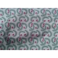 thumbnail image 4 of oneOone Tissu Popeline de Coton Feuilles & Tourbillon Bloc Tissu Imprimé 1 Yard 56 Inch Wide, 4 of 4