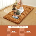 thumbnail image 5 of Towallmark Floral Pattern Japanese Futon Mattress for Adults, Full Size Futon Mattress for Guest Room Kids Room, Sleeping Mattress for Floor Roll Up Camping Mattress, 5 of 7